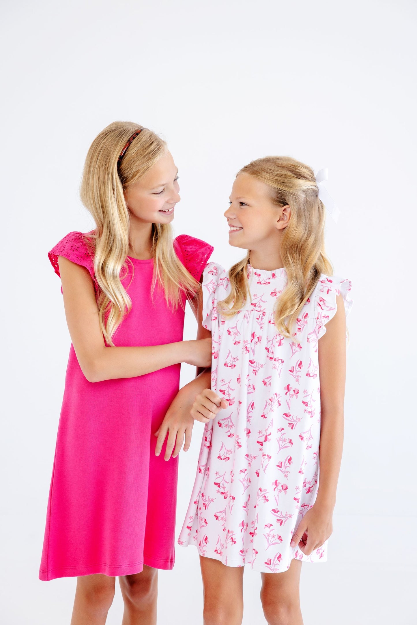 Beaufort Bonnet Ellen's Eyelet Dress - Palm Springs Punch