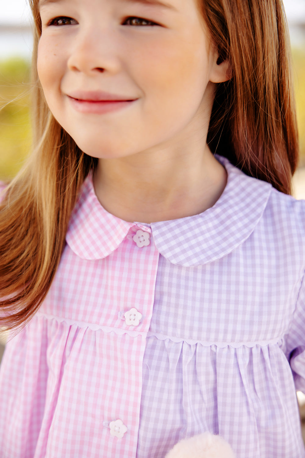 Beaufort Bonnet Tabitha's Teacher's Pet Dress - Pink Greenbrier Gingham