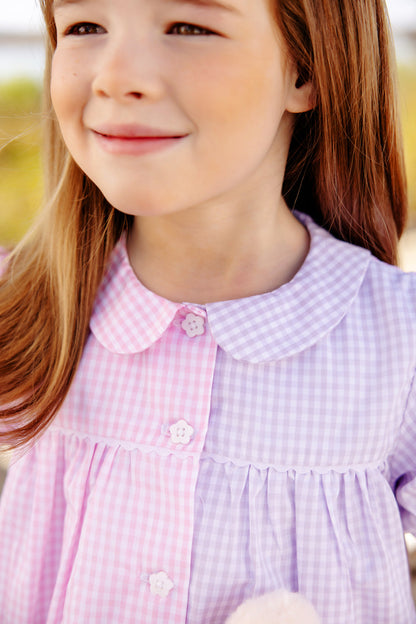 Beaufort Bonnet Tabitha's Teacher's Pet Dress - Pink Greenbrier Gingham