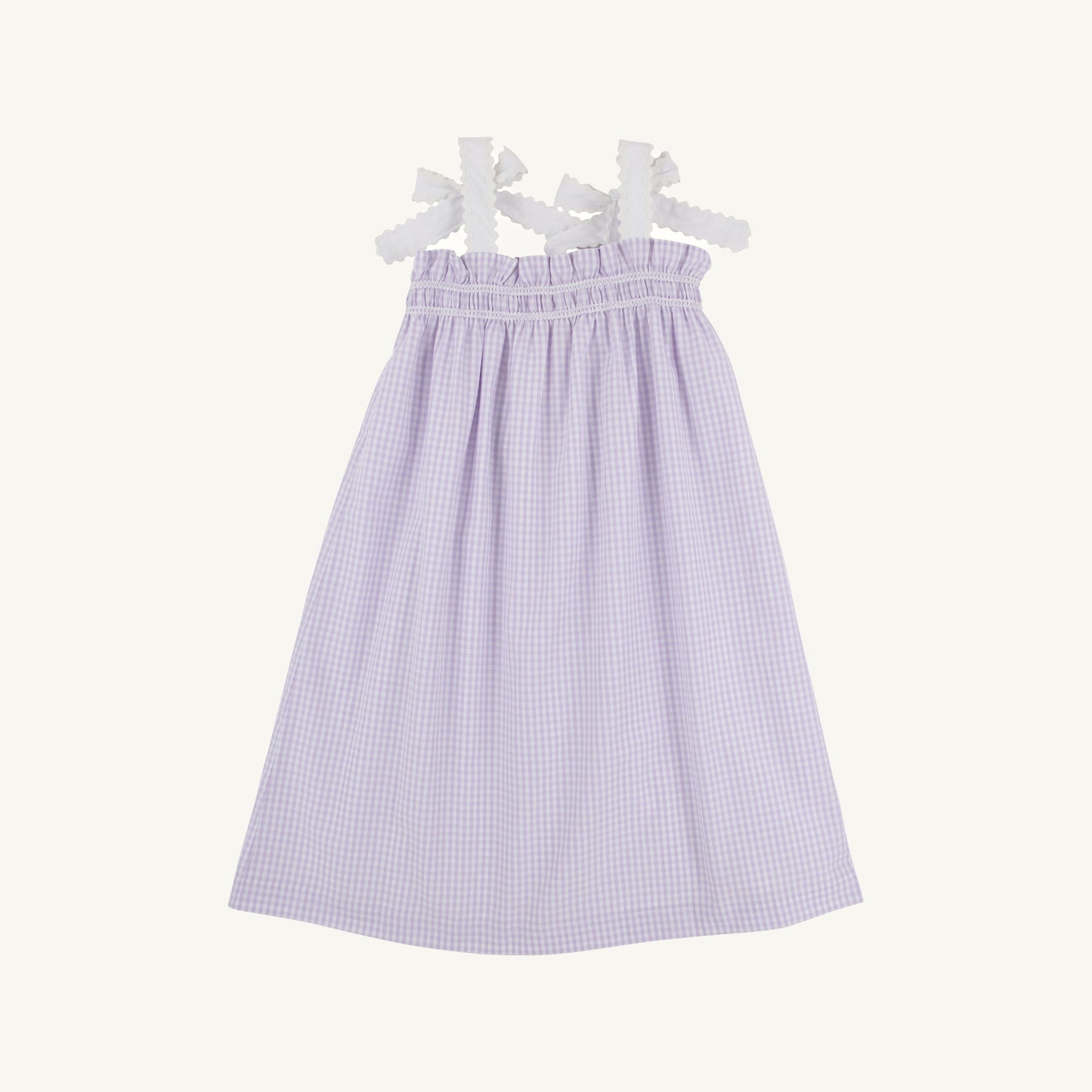 Beaufort Bonnet Lainey's Little Dress - Lauderdale Lavender Gingham