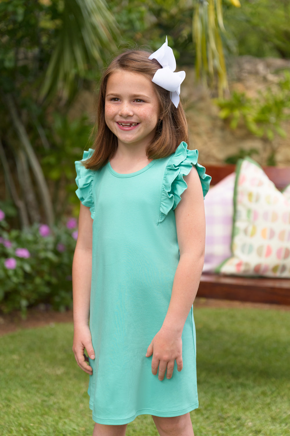 Beaufort Bonnet Ruehling Ruffle Dress - Turks Teal