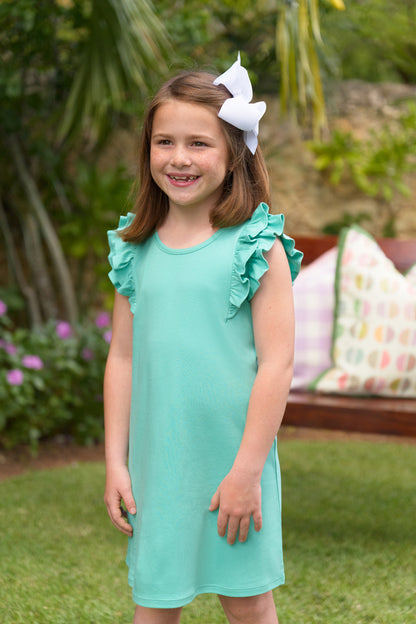 Beaufort Bonnet Ruehling Ruffle Dress - Turks Teal