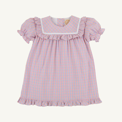 Beaufort Bonnet Debbie Dress - Woodstock Park Plaid & Worth Avenue White