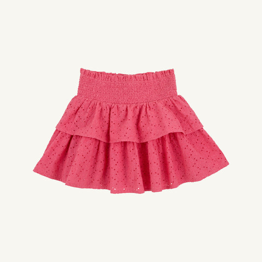 Beaufort Bonnet Ruthie Ruffle Skirt - Romany Rose Bow Eyelet