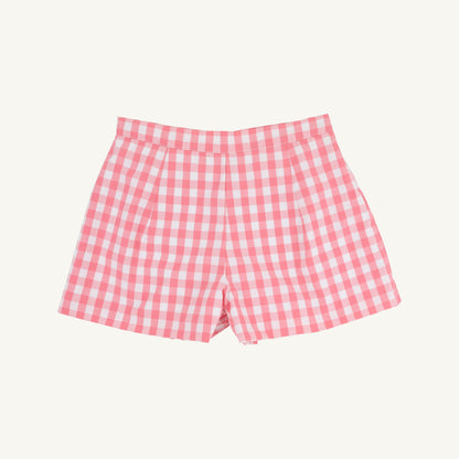 Beaufort Bonnet Sally Mae Shorts - Parrot Cay Coral Check