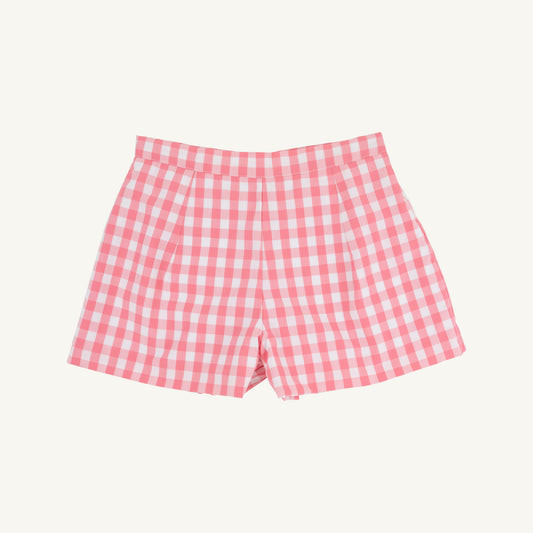 Beaufort Bonnet Sally Mae Shorts - Parrot Cay Coral Check