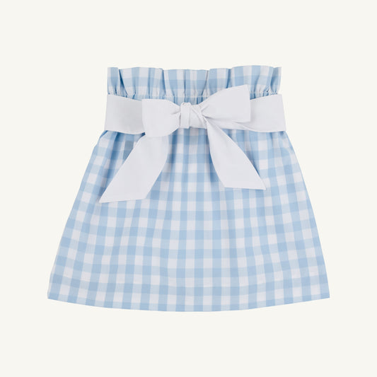 Beaufort Bonnet Beasley Bow Skirt - Barrington Blue Check