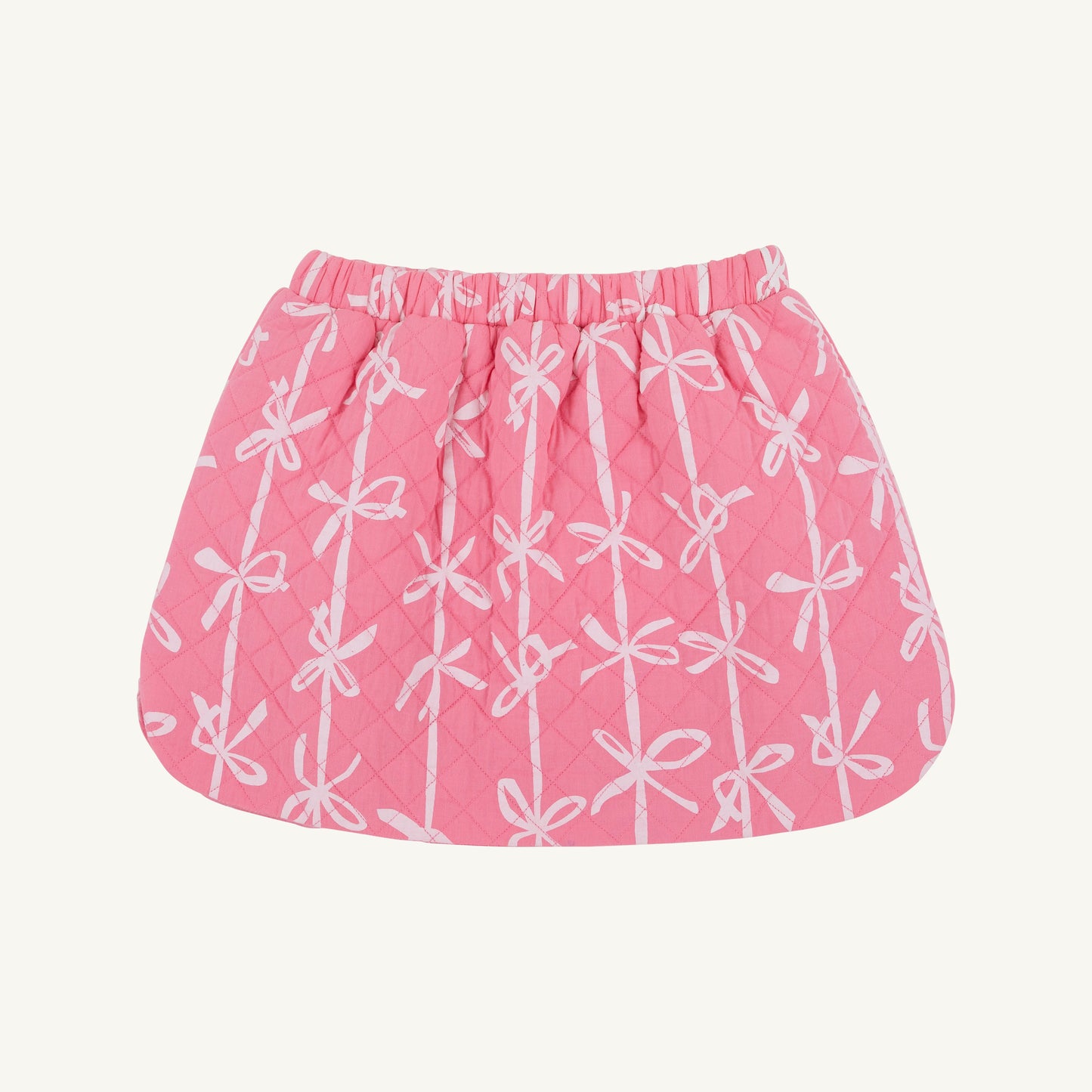 Beaufort Bonnet Susanne Skirt (Quilted) - Braselton Bows (Romany Rose)