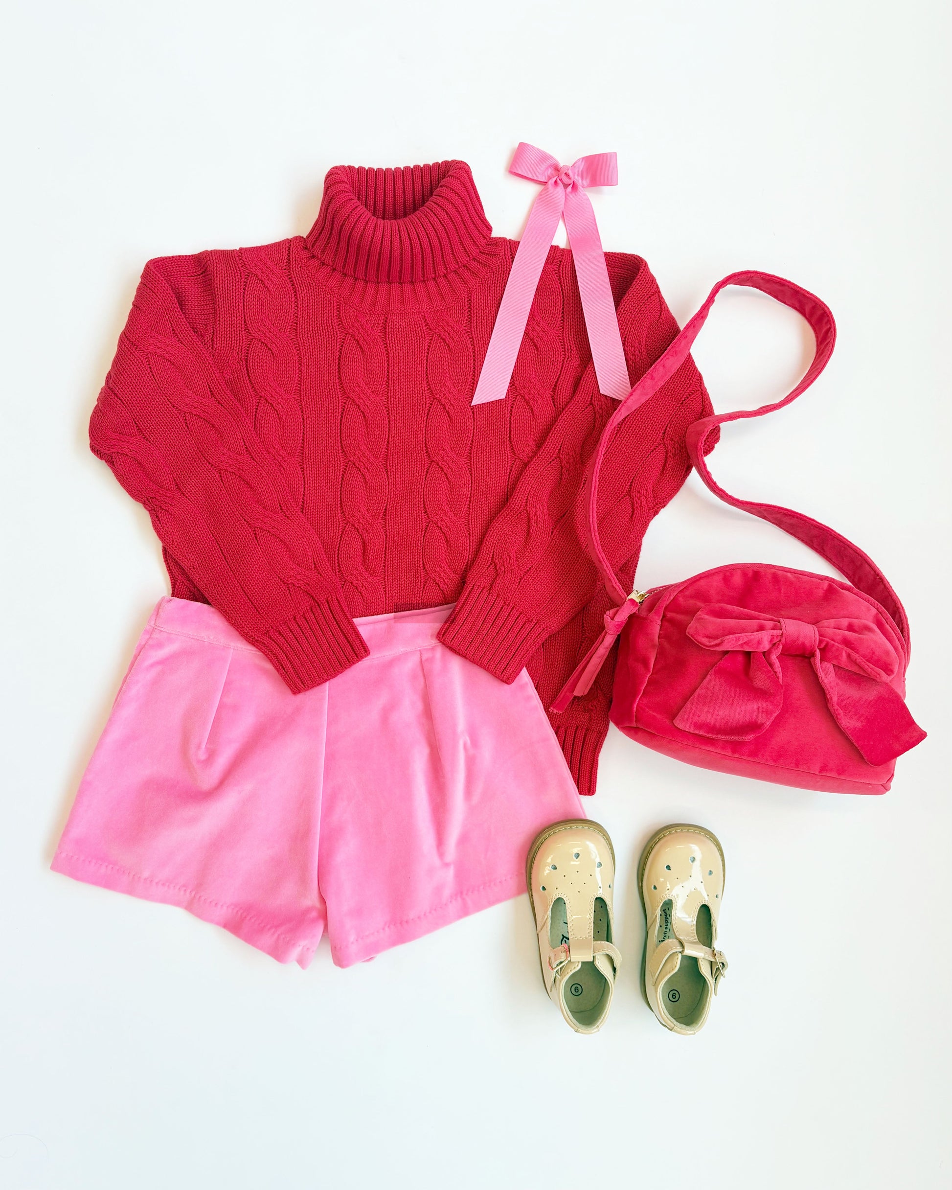 Beaufort Bonnet Sally Mae Shorts (Velveteen) - Hamptons Hot Pink
