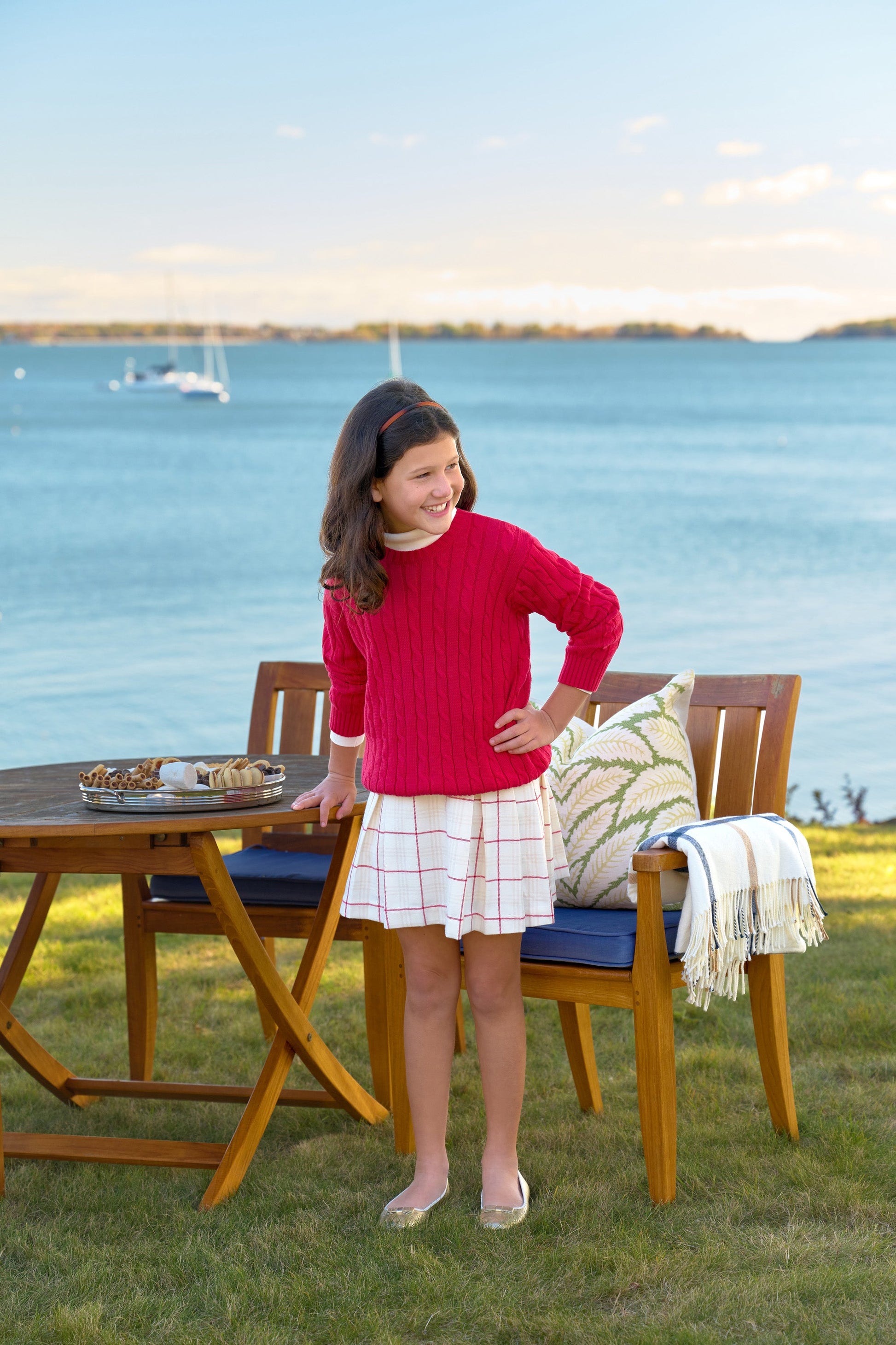 Beaufort Bonnet Parson Pleated Skirt - Oak Park Plaid