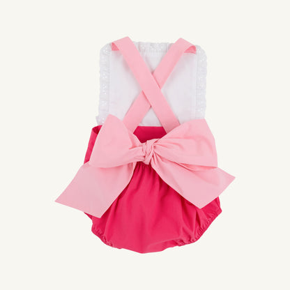 Beaufort Bonnet Sally Sunsuit - Palm Spring Punch & Sandpearl Pink