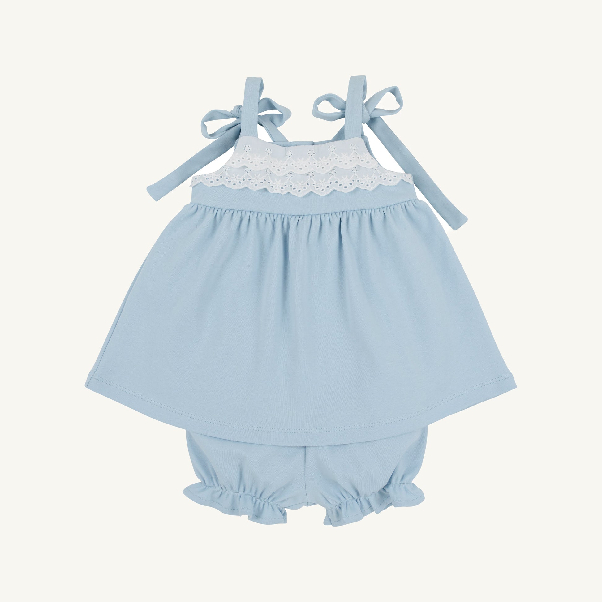 Beaufort Bonnet Idabelle Bloomer Set - Buckhead Blue