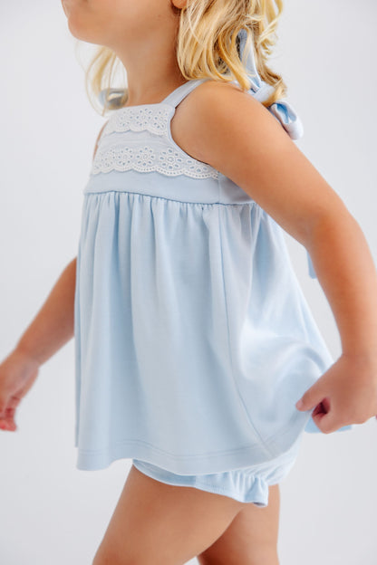 Beaufort Bonnet Idabelle Bloomer Set - Buckhead Blue