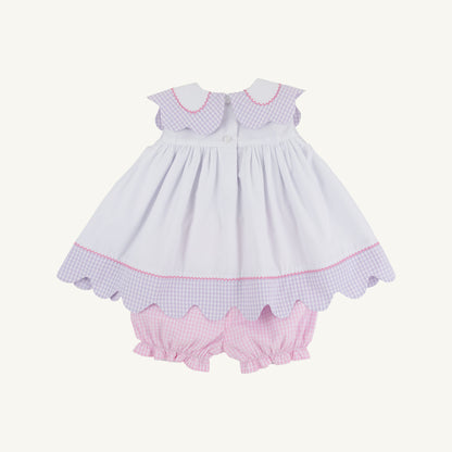 Beaufort Bonnet Sydney Scallop Set - Pink Greenbrier Gingham