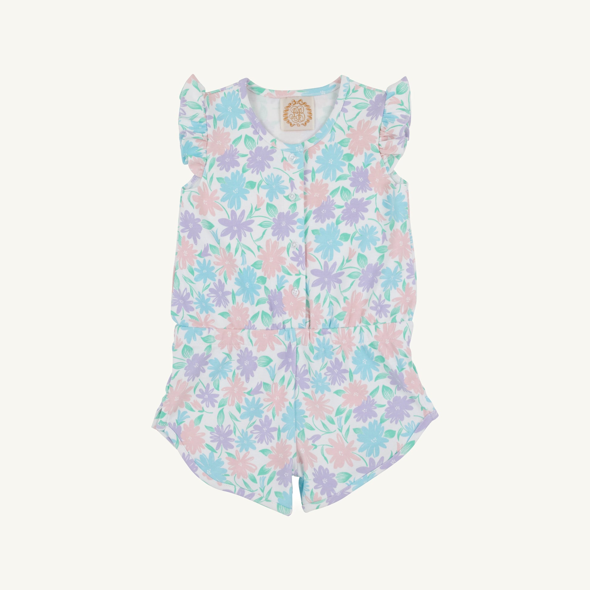 Beaufort Bonnet Marion Rose Romper - Glastonbury Blooms
