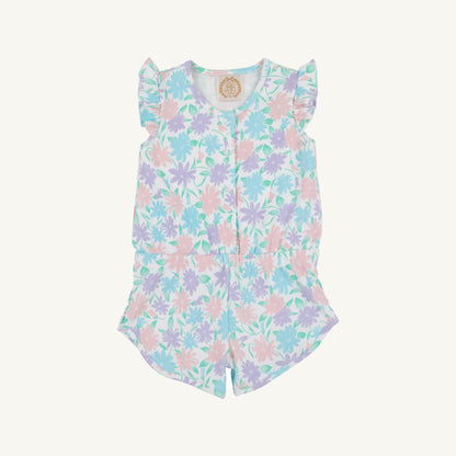 Beaufort Bonnet Marion Rose Romper - Glastonbury Blooms