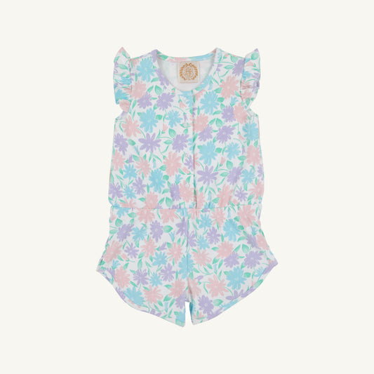 Beaufort Bonnet Marion Rose Romper - Glastonbury Blooms