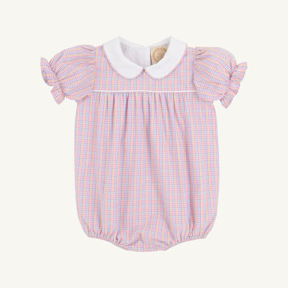 Beaufort Bonnet Holly Day Bubble - Woodstock Park Plaid & Worth Avenue White
