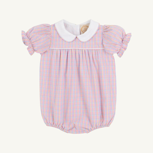 Beaufort Bonnet Holly Day Bubble - Woodstock Park Plaid & Worth Avenue White
