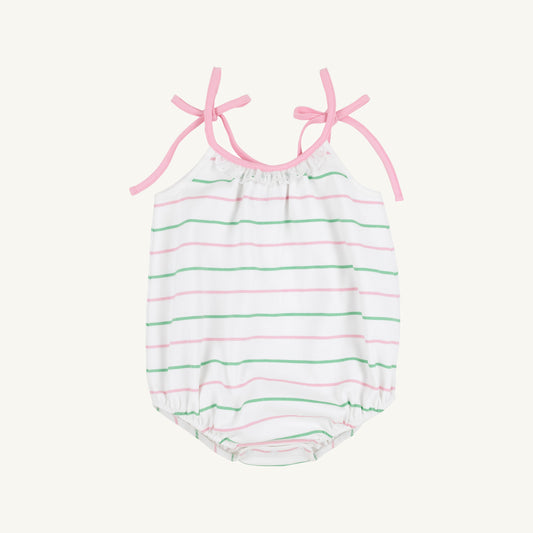 Beaufort Bonnet Junie B Bubble - Tradd Street Stripe & Pier Party Pink