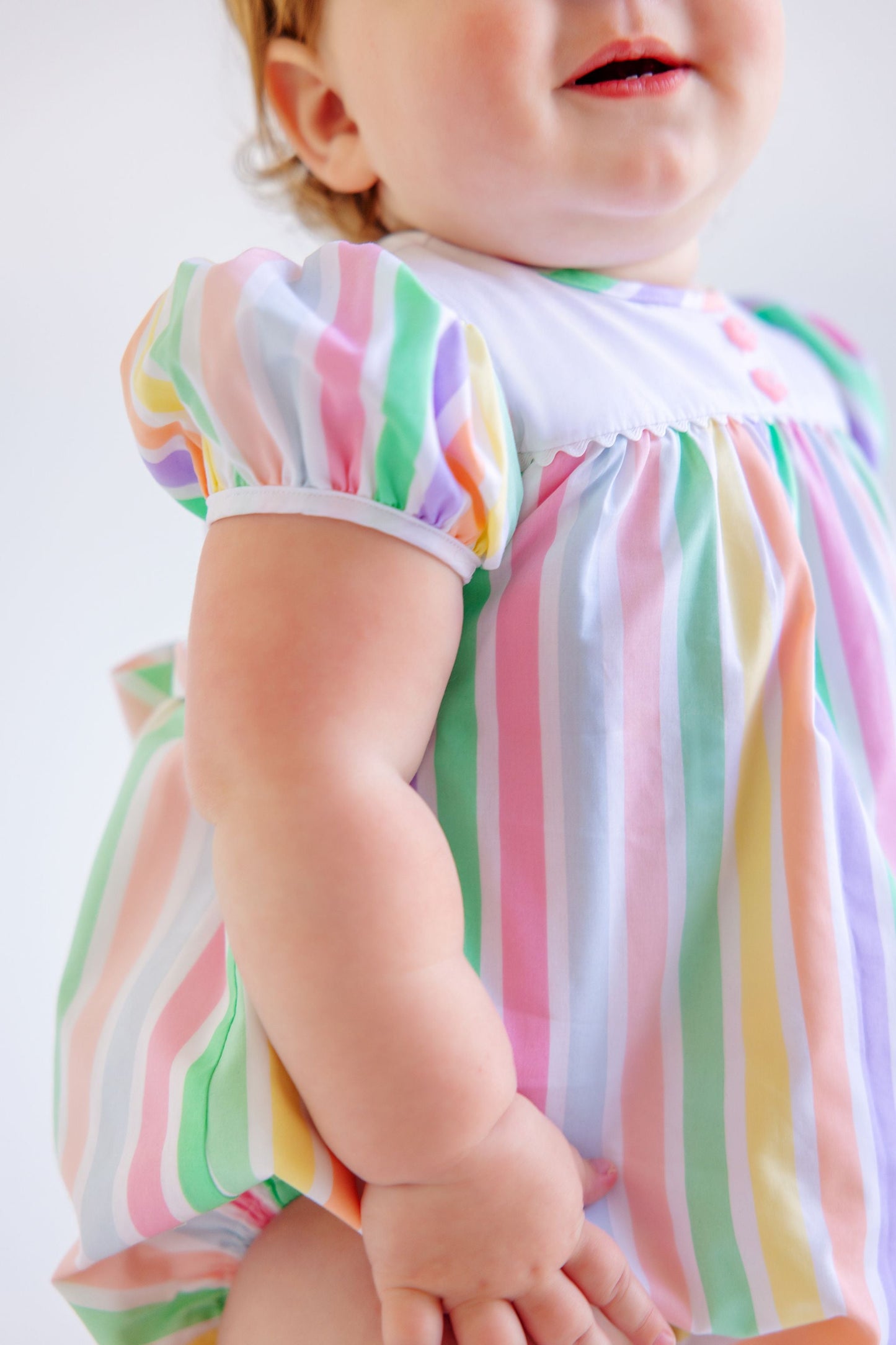 Beaufort Bonnet Short Sleeve Brigantine Bubble - Southampton Stripe