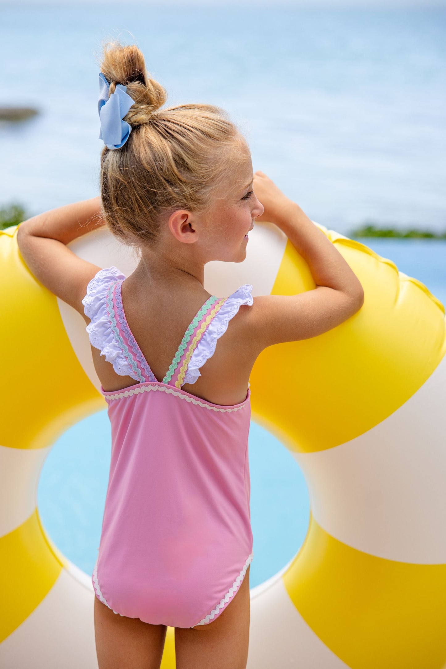 Beaufort Bonnet Long Bay Bathing Suit - Hamptons Hot Pink