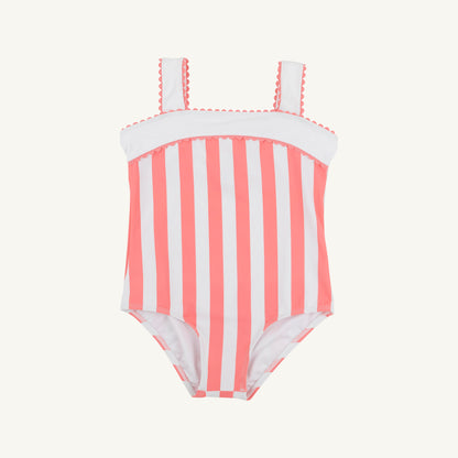 Beaufort Bonnet Shannon Bow Bathing Suit - Caicos Cabana Stripe (Parrot Cay