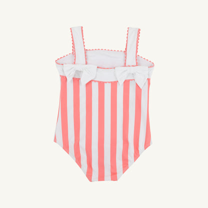 Beaufort Bonnet Shannon Bow Bathing Suit - Caicos Cabana Stripe (Parrot Cay