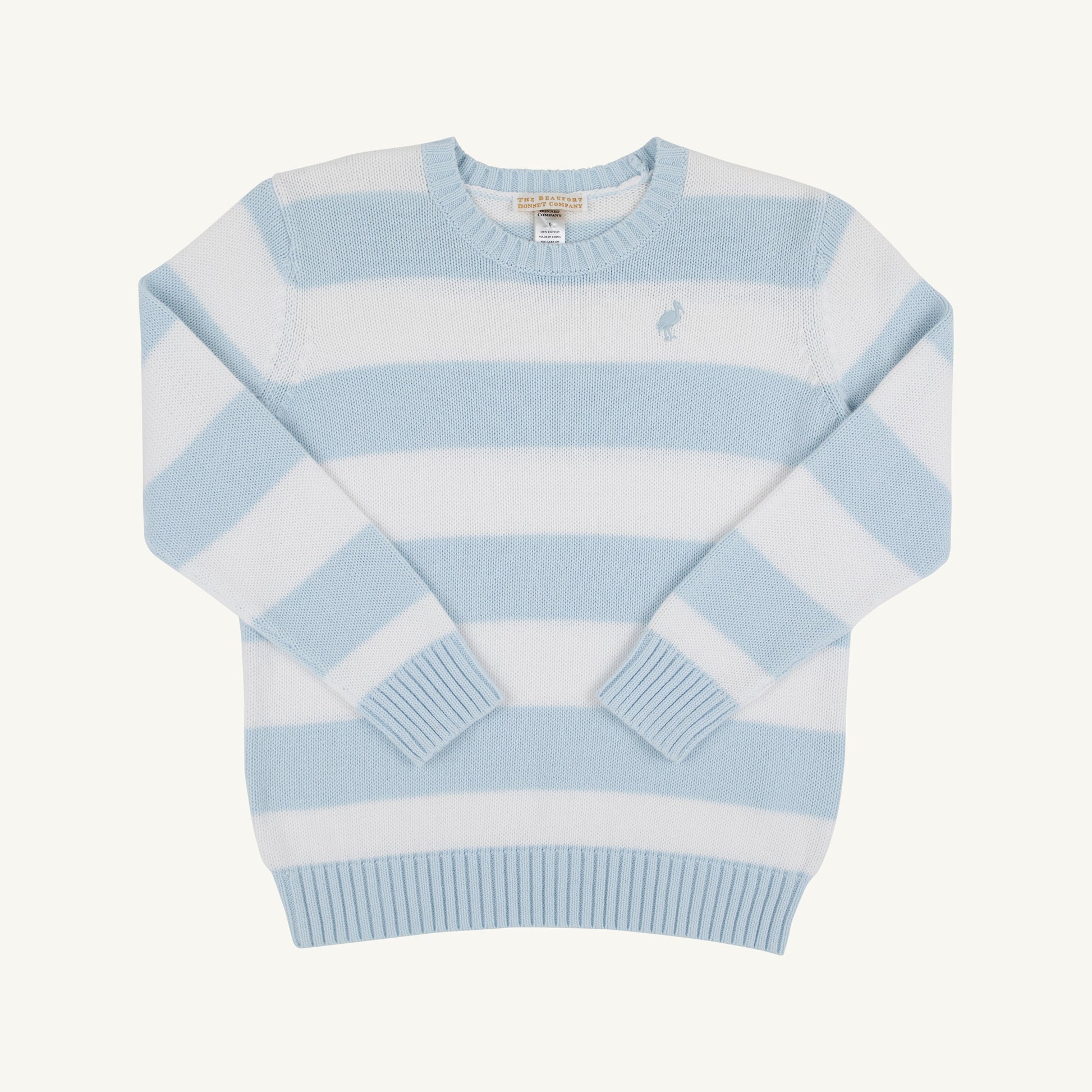 Beaufort Bonnet Isaac's Sweater - Buckhead Blue Stripe