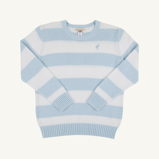 Beaufort Bonnet Isaac's Sweater - Buckhead Blue Stripe