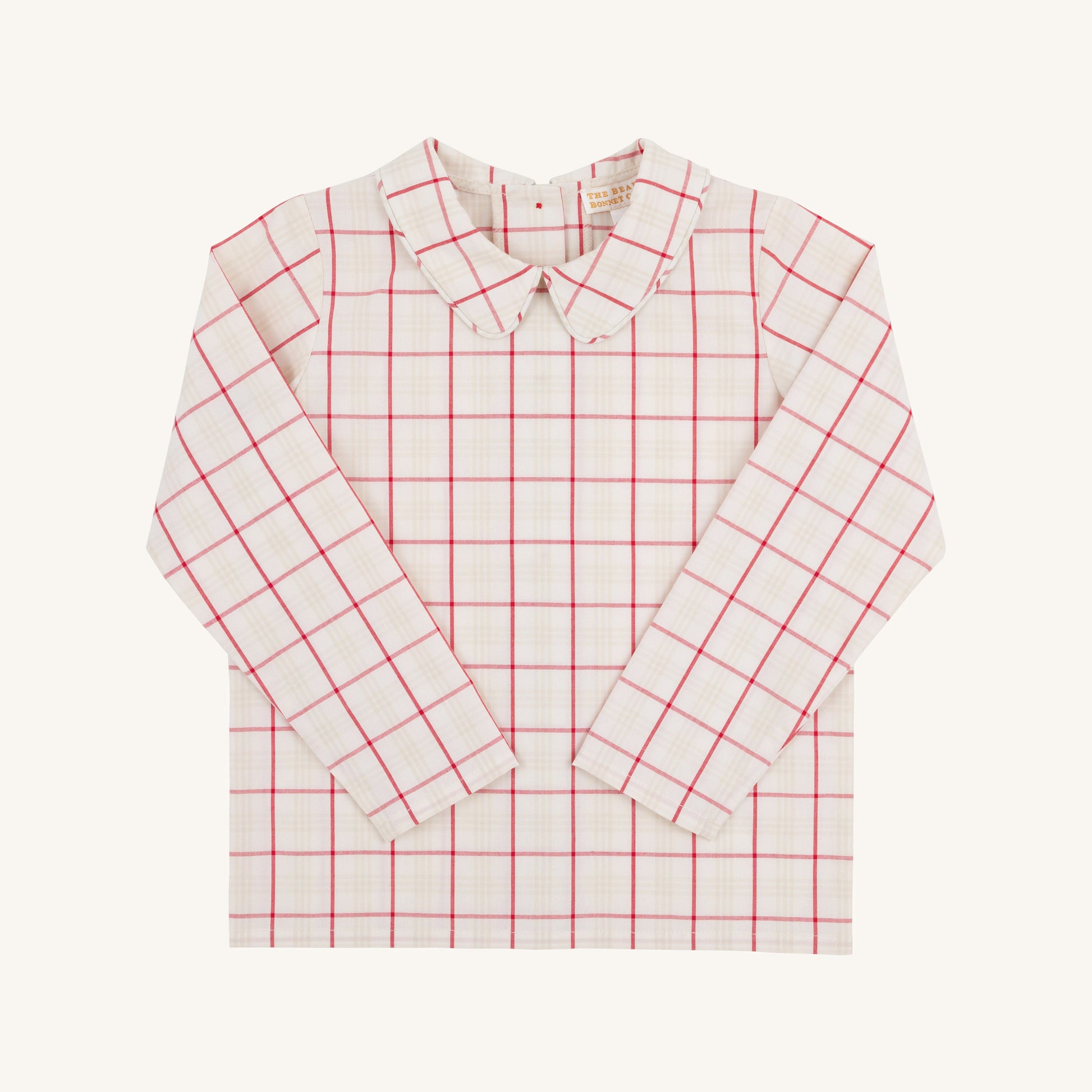 Beaufort Bonnet Peter Pan Collar Shirt (Long Sleeve Woven) - Oak Park Plaid