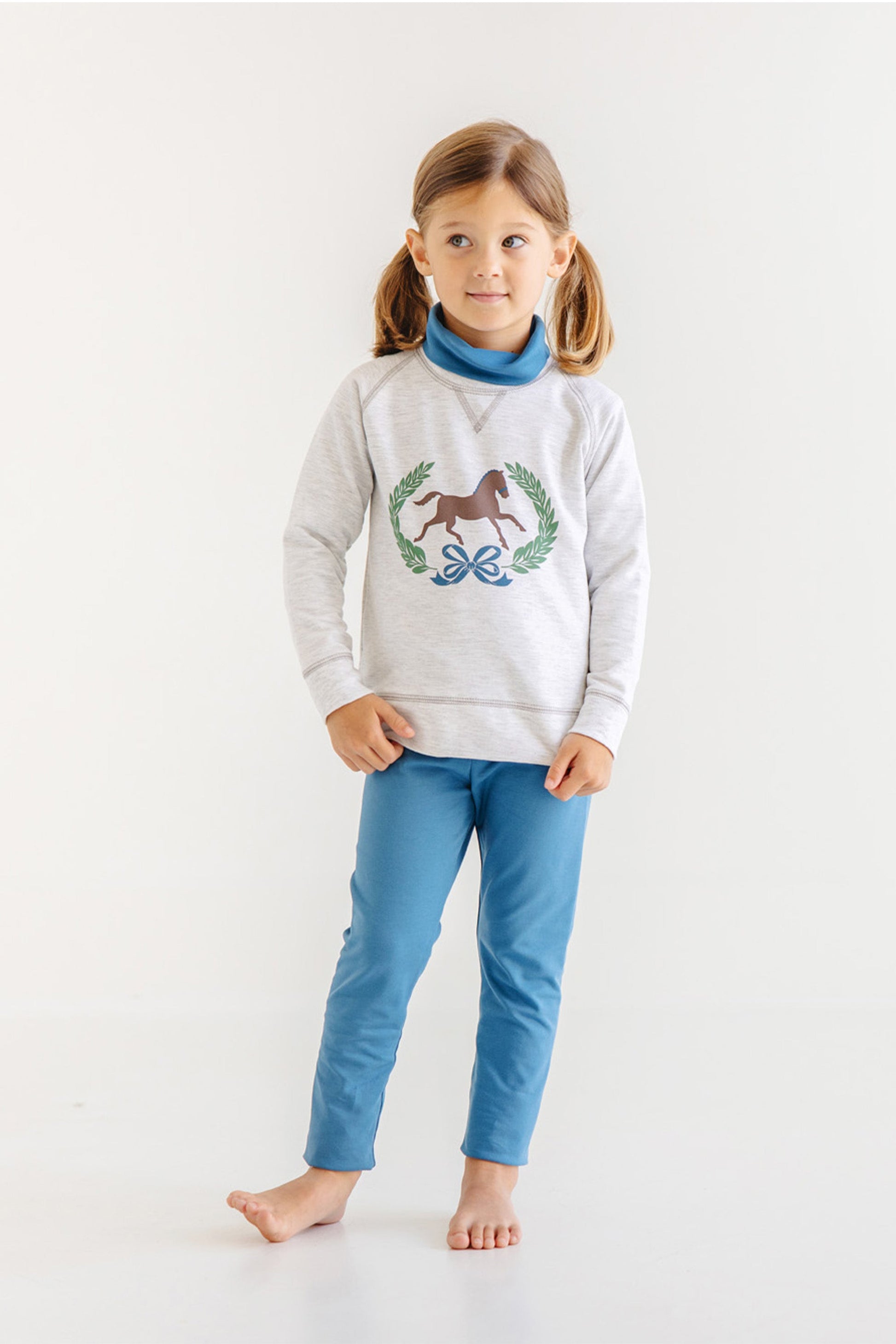 Beaufort Bonnet Tatum's Turtleneck & Onesie - Barnsley Blue