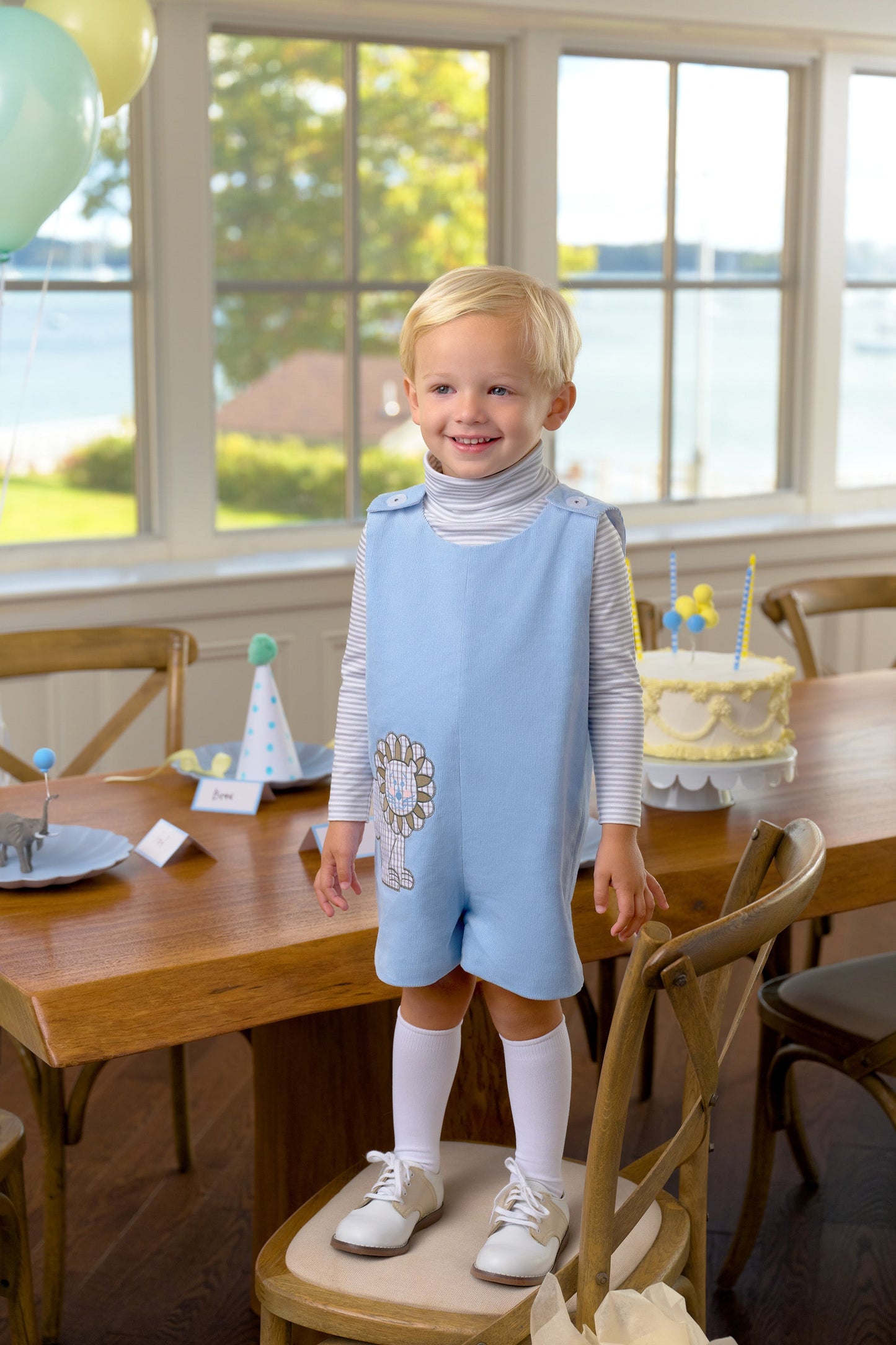 Beaufort Bonnet Tatum's Turtleneck & Onesie - Grantley Gray Stripe