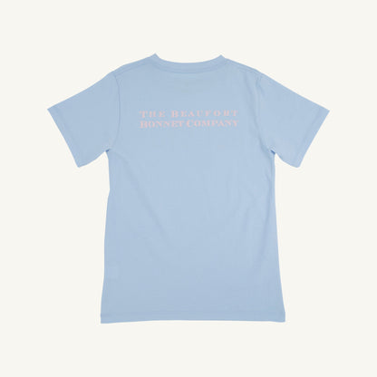 Beaufort Bonnet Sir Proper's City Hopper T-Shirt - Beale Street Blue with Palm Beach P