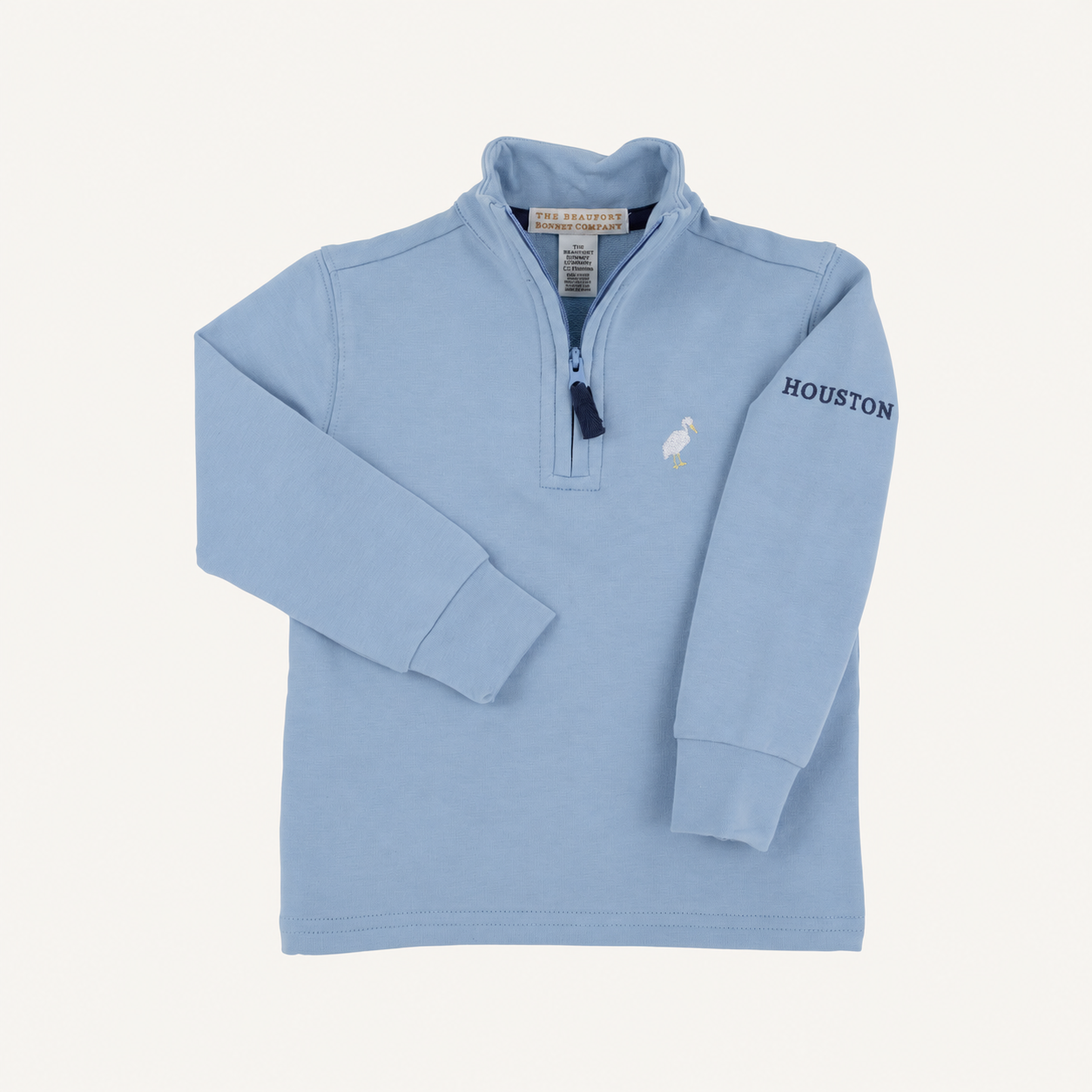 Beaufort Bonnet Hayword Half-Zip - Barrington Blue with Nantucket Navy Houston