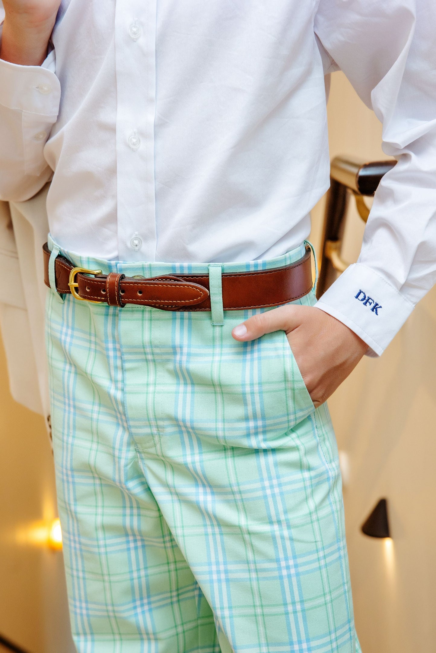 Beaufort Bonnet Prep School Pant - Pelham Bay Plaid (Green)