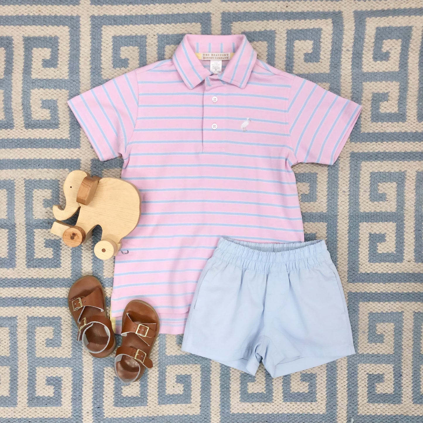 Beaufort Bonnet Sheffield Shorts - Buckhead Blue with Buckhead Blue Stork