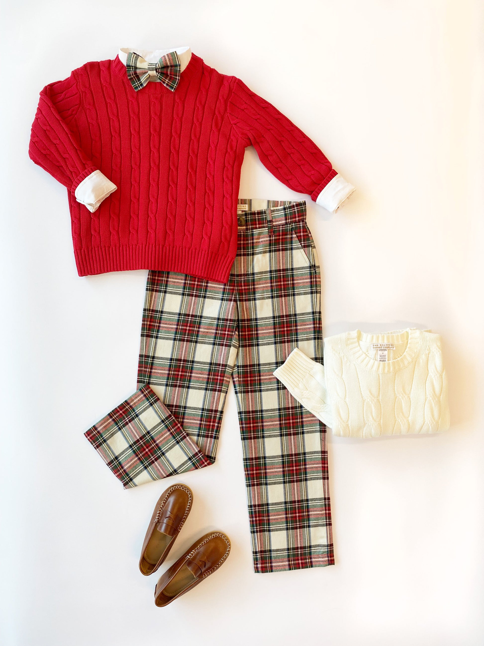 Beaufort Bonnet Prep School Pants (Flannel) - Charlie Place Plaid