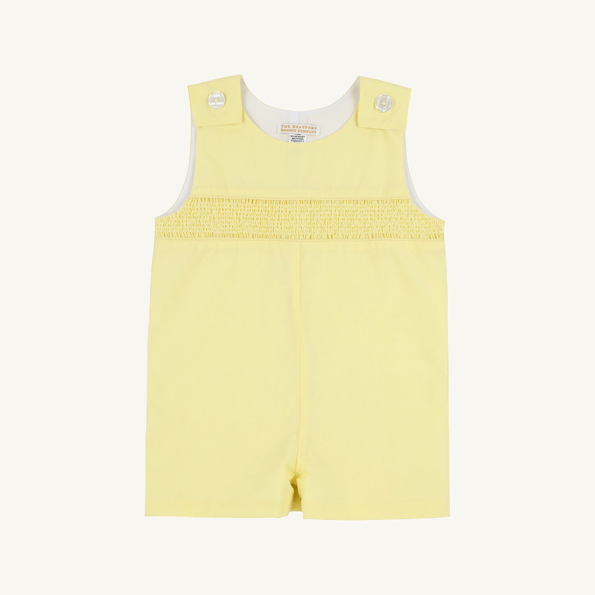 Beaufort Bonnet Snyders Smocked Jon Jon - Lake Worth Yellow
