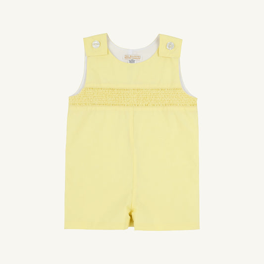 Beaufort Bonnet Snyders Smocked Jon Jon - Lake Worth Yellow