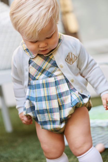 Beaufort Bonnet Bradford Bubble - Pawleys Island Plaid & Worth Avenue White