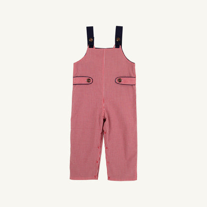 Beaufort Bonnet Ivy League Longall - Richmond Red Mini Gingham