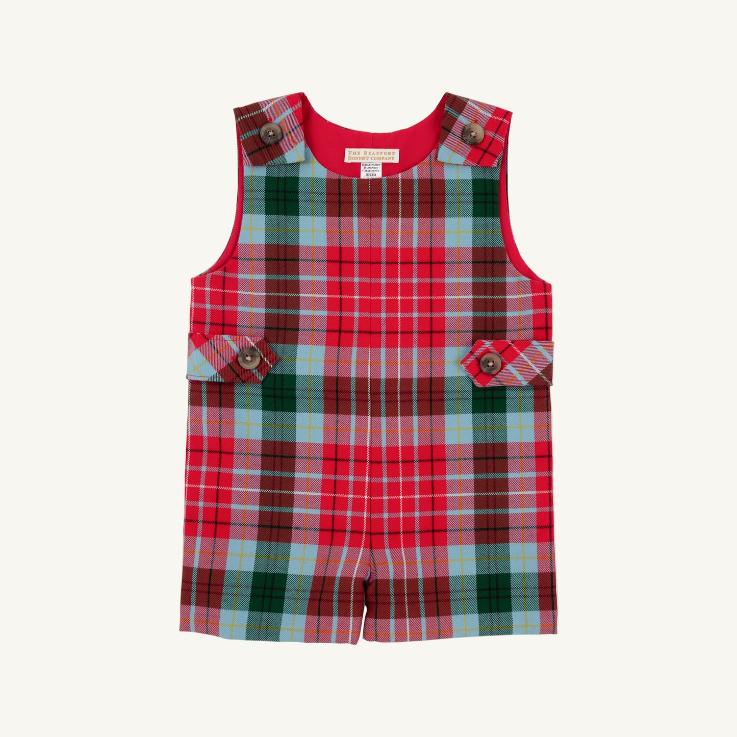 Beaufort Bonnet Jack Keene Jon Jon - Wilson Pier Plaid & Richmond Red