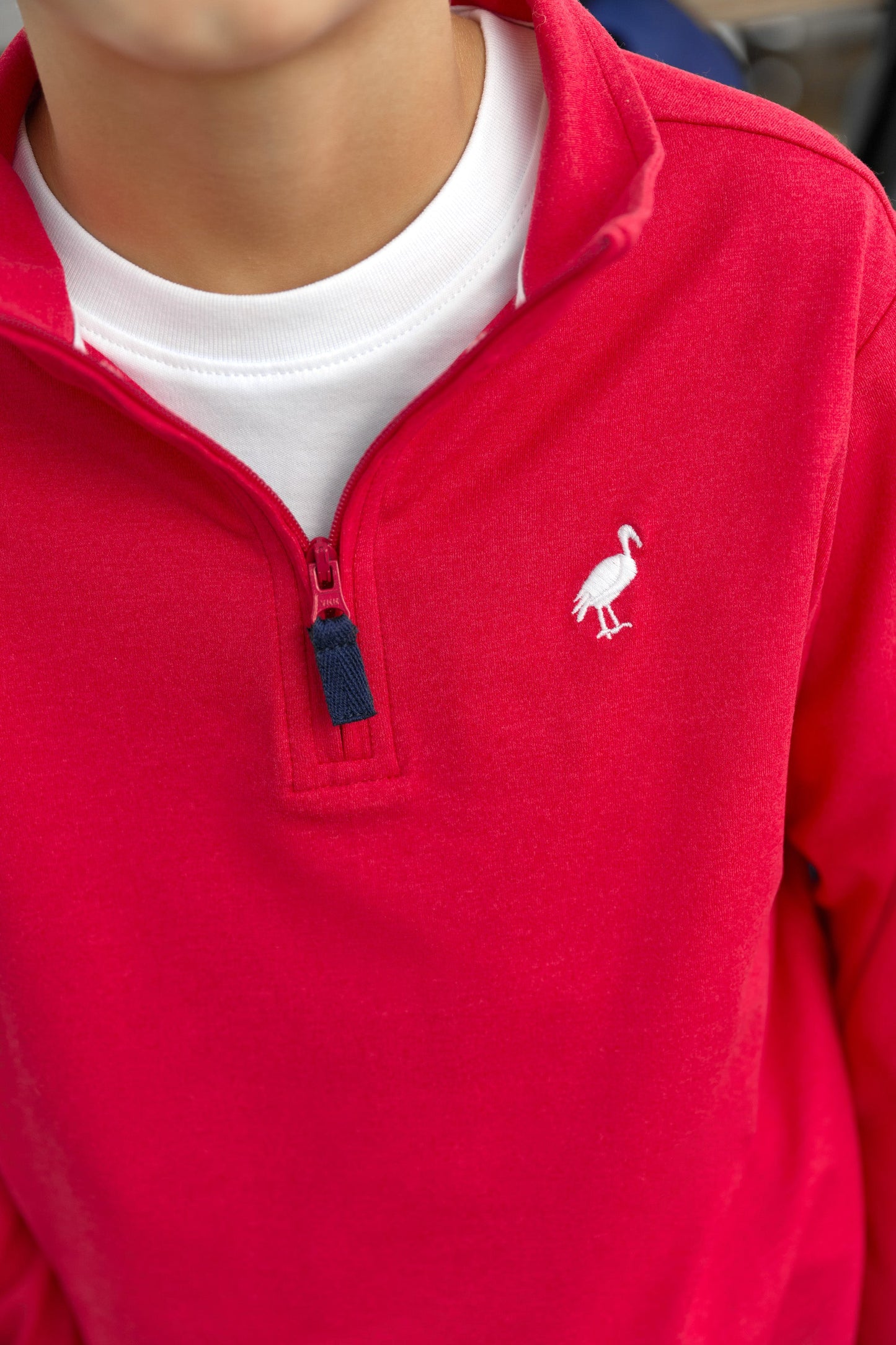 Beaufort Bonnet Prepletic™ Hayword Half-Zip - Richmond Red