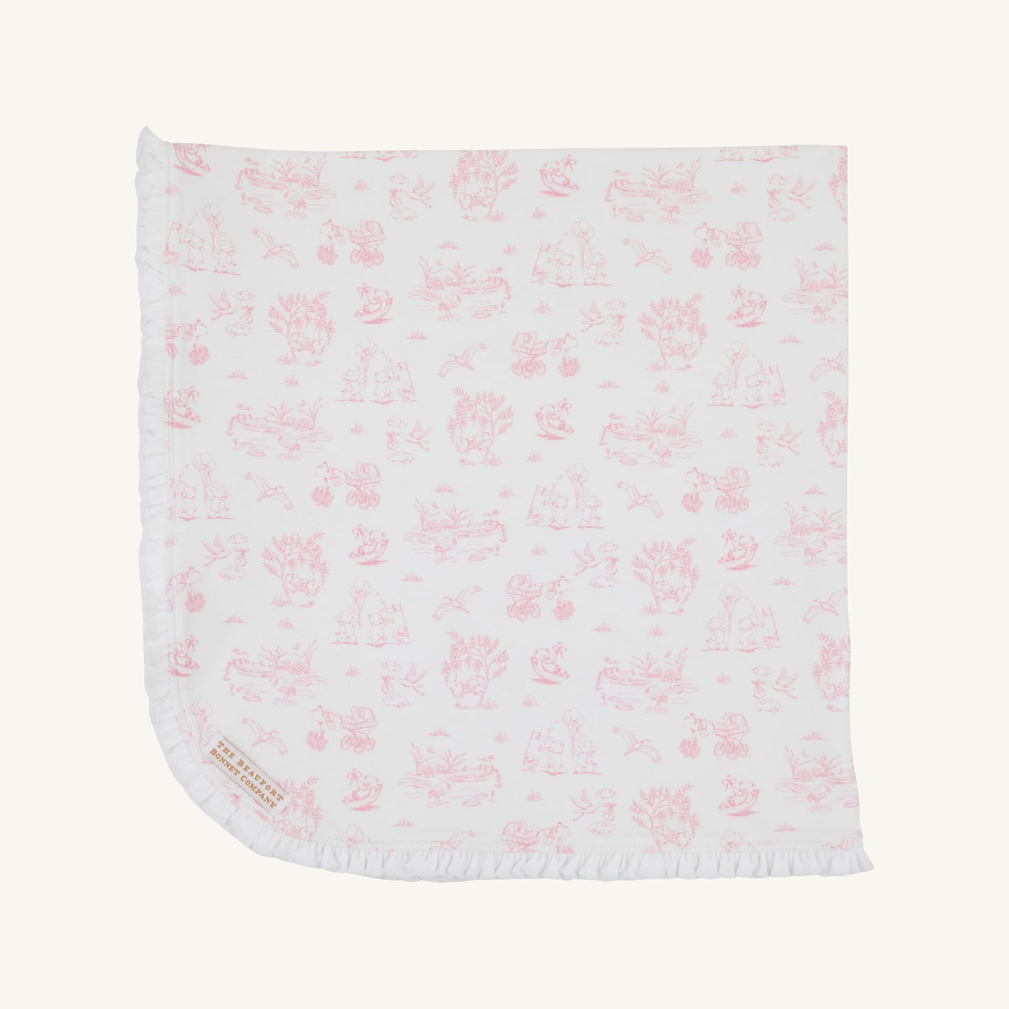 Beaufort Bonnet Baby Blanket - Sir Proper's Sweet Arrival (Hamptons Hot Pink