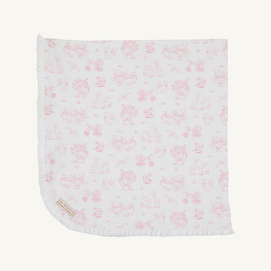 Beaufort Bonnet Baby Blanket - Sir Proper's Sweet Arrival (Hamptons Hot Pink