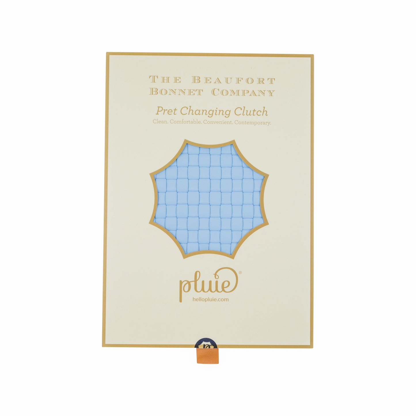 Beaufort Bonnet T.B.B.C. x Pluie Pret Changing Clutch - Buckhead Blue Gingha