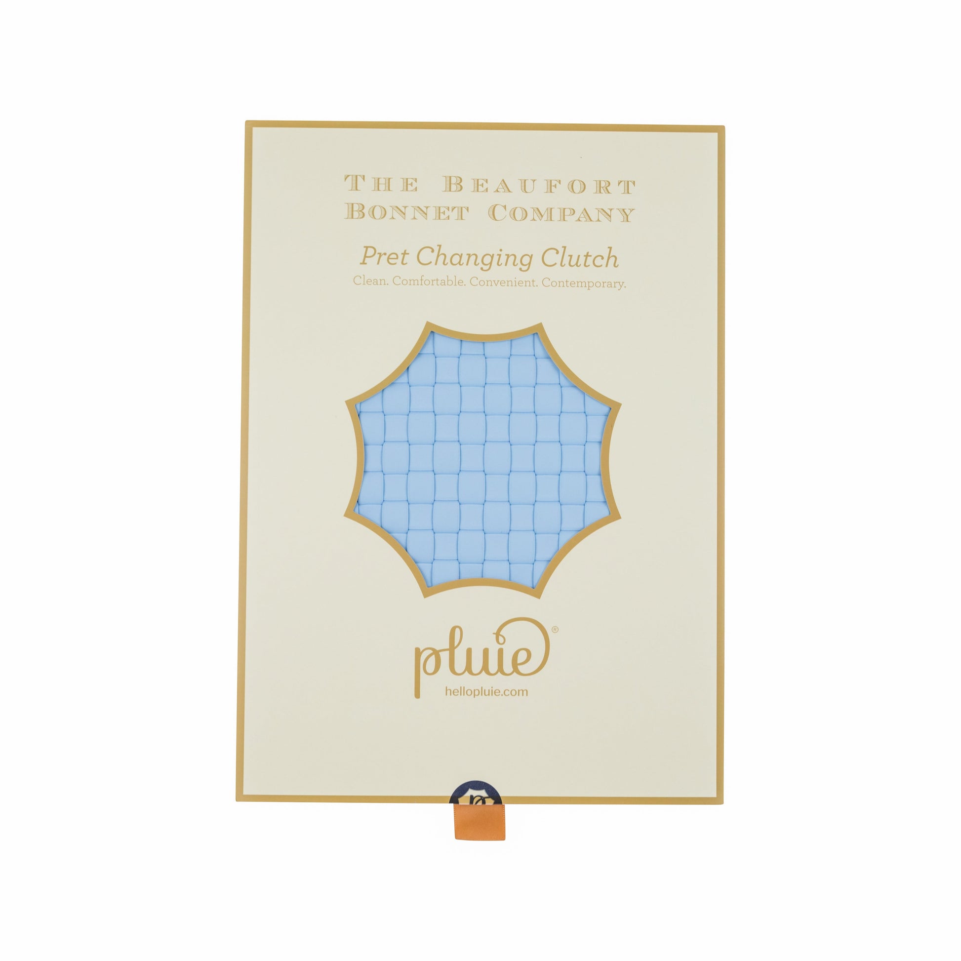 Beaufort Bonnet T.B.B.C. x Pluie Pret Changing Clutch - Buckhead Blue Gingha