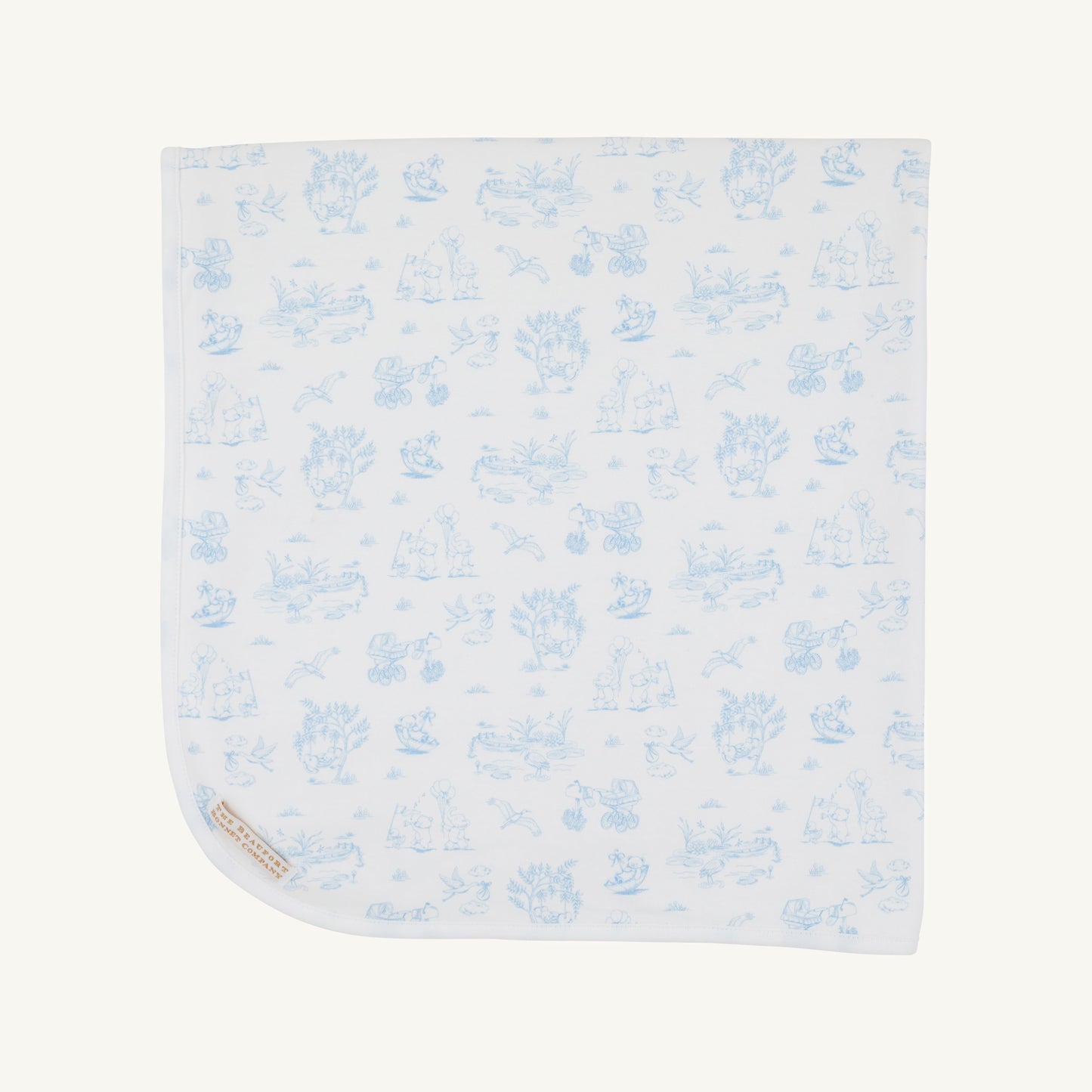 Beaufort Bonnet Baby Blanket - Sir Proper's Sweet Arrival (Beale Street Blue