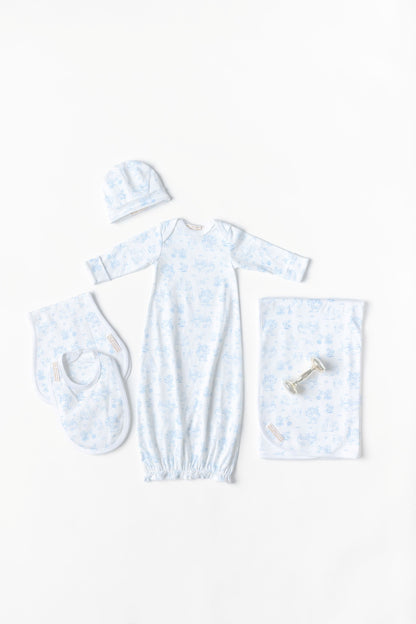 Beaufort Bonnet Baby Blanket - Sir Proper's Sweet Arrival (Beale Street Blue